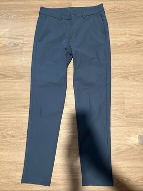 lululemon athletica Men's Steel Blue ABC Slim-Fit Trouser